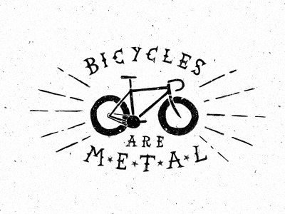 BAM! bicycle black and white hand lettering illustration lettering logo type typography vintage