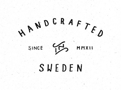 Handcrafted black and white hand lettering handcrafted lettering logo type typography vintage