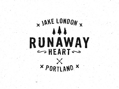 Jake London apparel arrow handmade illustration lettering logo minimal portland tree type typography