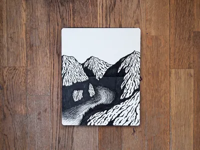 The Fjord adventure fjord illustration landscape moleskine mountains norway