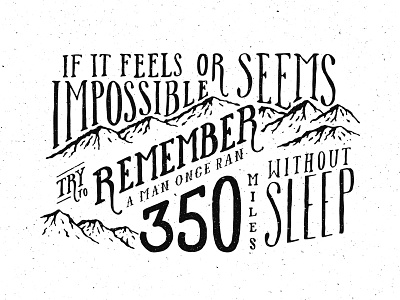 Impossible hand lettering hand made illustration lettering type typography
