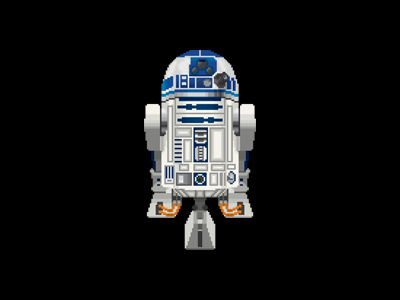 R2-D2 8 bit 8bit droid illustration pixel r2d2 star wars