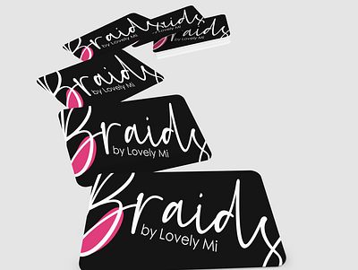 Hair Braider Logo Design branding branding design business card business card design design logo logo concept logo design typography website