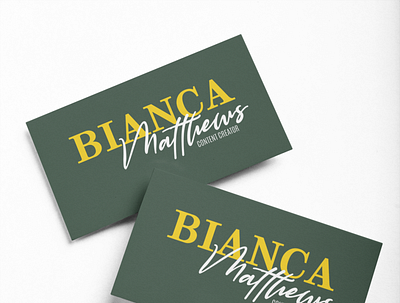 CONTENT CREATOR BUSINESS CARDS branding branding design business card business card design design design concept logo logo concept logo design typography