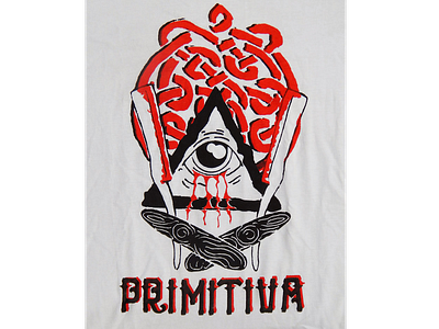 PRIMITIVA: Pyramid Blood art braziliandesigner design designinspirations icarocorpse illustration silkscreen tee tshirt typography