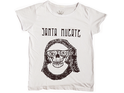 PRIMITIVA: Santa Muerte art braziliandesigner design designinspirations icarocorpse illustration silkscreen tee tshirt typography