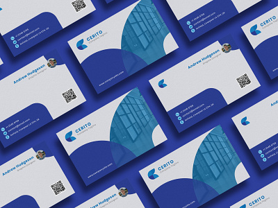 Cerito Blue Business Card