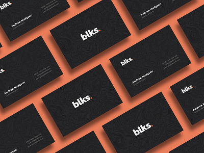 Simple Elegant Dark Business Card