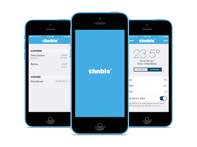 Thnble App app berfa design iphone logo thnble typography ui