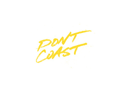 Dont Coast draw hand drawn midwest pencil typography