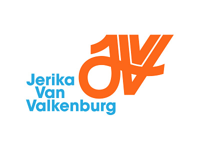 JVV memorial monogram typography