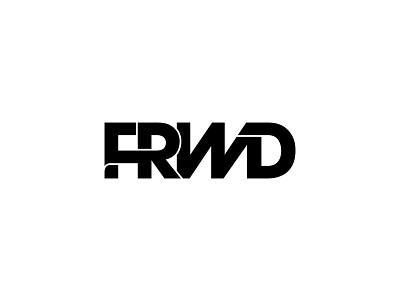 FRWD 2009 identity logo typography