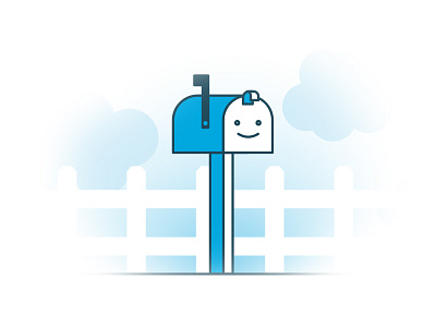 Mailbox athlinks happy illustration mail mailbox smile