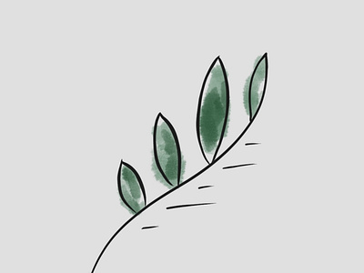 Leaves art illustration procreate procreate art