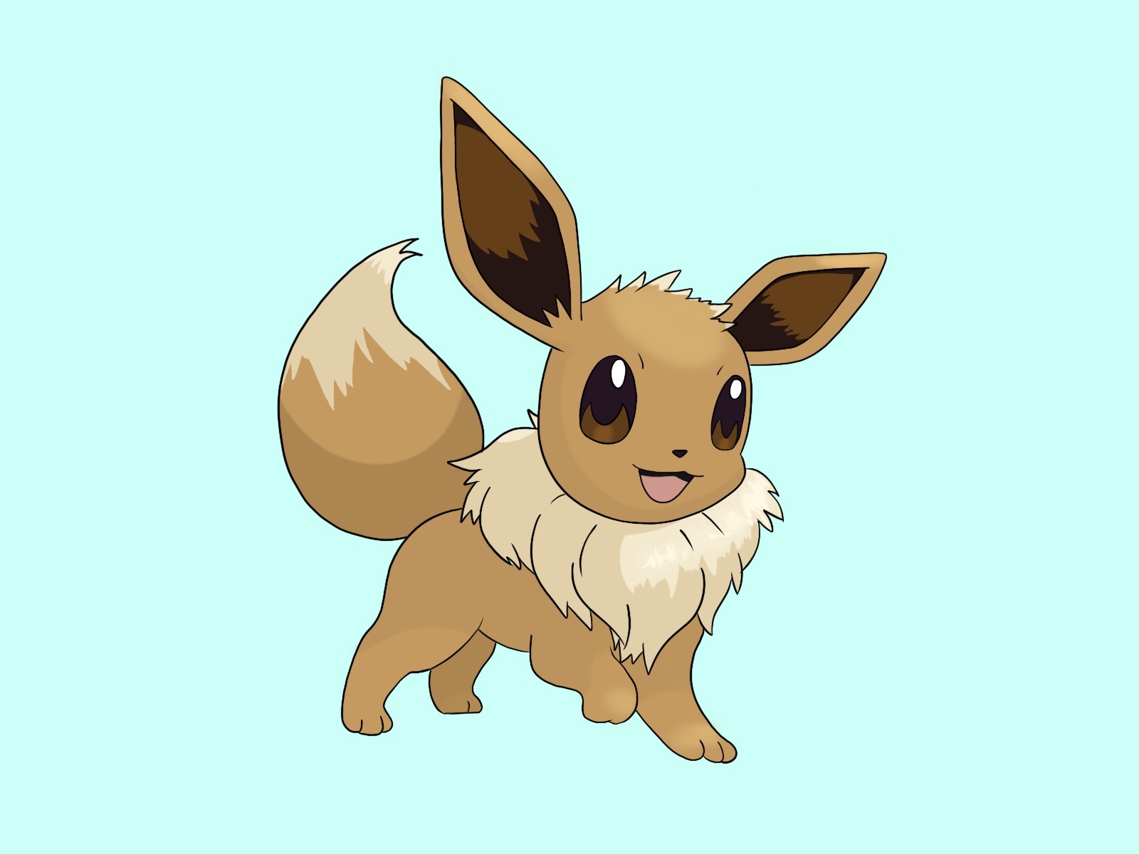 Eevee digital digital drawing digitalart drawing eevee illustration pokemon pokemon art procreate procreate art