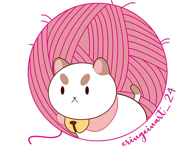 Puppycat of Bee and Puppycat cartoon digital illustration digitalart illustration illustrations kitty