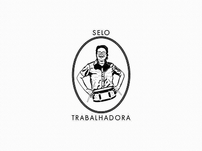LOGO Selo Trabalhadora art branding design graphic design illustration illustration logo illustrator logo music typography vector