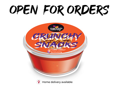 crunchy snacks branding design graphic design il illustration logo vector
