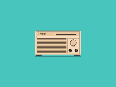 OLD RADIO- ILLUSTRATION