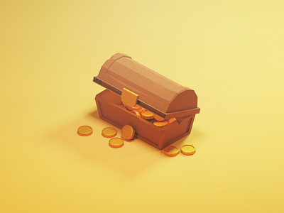 Low Poly Treasure Chest