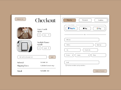 DAILY UI: Day 2 - Checkout affinity checkout dailyui vector