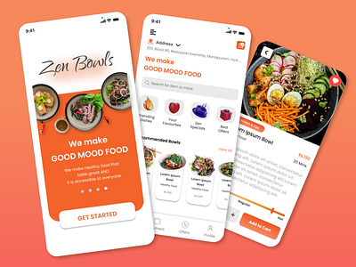 Food Delivery App For - ZEN BOWLS!