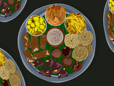 snacks illustration