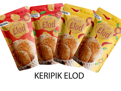 Keripik Elod branding design