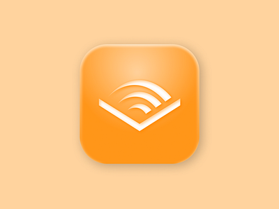 retromorphic audible 3d app branding design logo ui