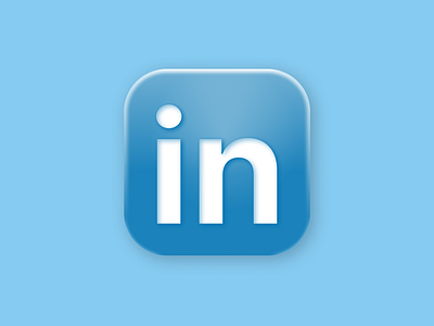 retromorphic linkedin 3d app branding design logo typography ui