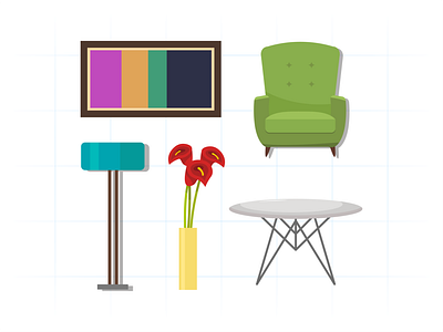 Living Room Illustration