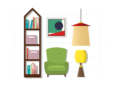 Living Room Illustrations