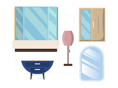 Bedroom Illustrations