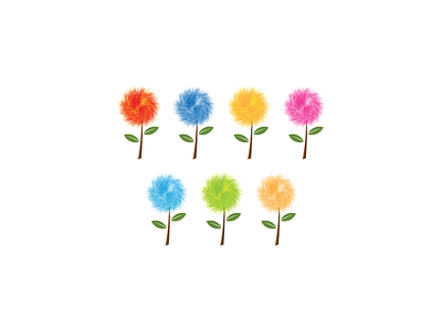 Blooming Flowers Illustration