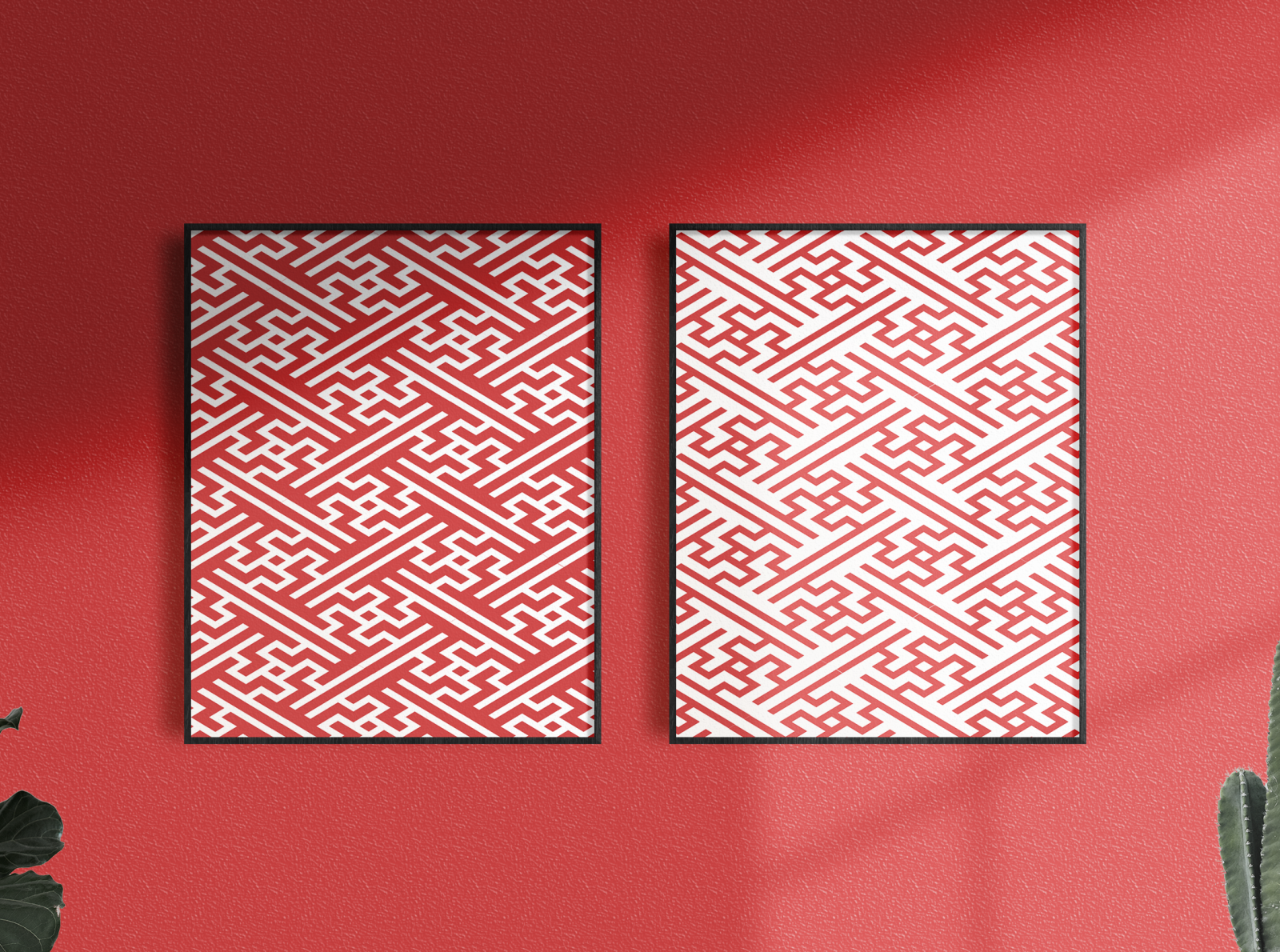 Sayagata Pattern Illustration by Geometric Space Studio on Dribbble