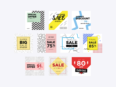 Sale Banner Illustration advertising background banner design discount illustration label offer poster price promotion retail sale shop sign special sticker tag template vector