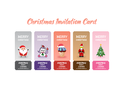 Christmas Invitation Card background card celebration christmas decoration design greeting holiday illustration invitation merry new ornament party poster season template vector winter year