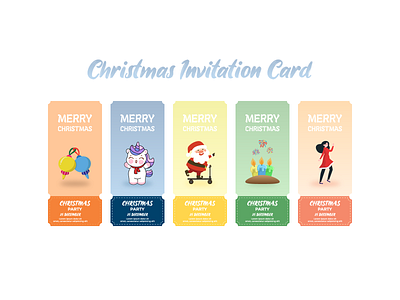 Christmas Invitation Card background card celebration christmas decoration design greeting holiday illustration invitation merry new ornament party poster season template vector winter year