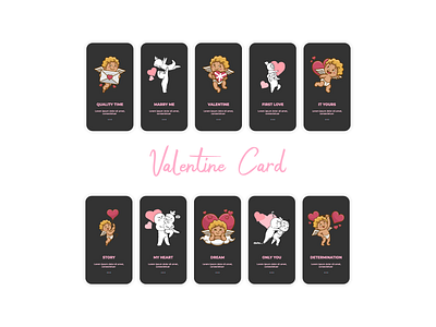 Valentine Card Illustration