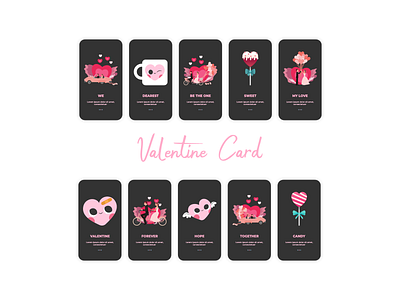 Valentine Card Illustration