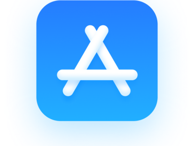 MacOS Big Sur Style App Store app branding design icon logo vector