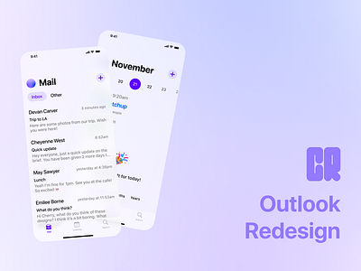 Outlook Redesign for iOS