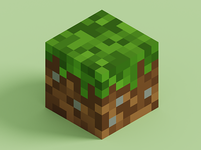 Minecraft Grass Block by BlowJoe on DeviantArt