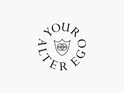 Your Alter Ego apparel apparel design brand design brand identity branding college collegiate graphic design heraldry icon logo logo identity preppy streetwear symbol university