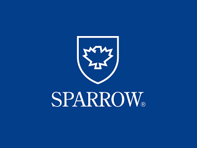 Sparrow bird brand design brand identity branding canada concierge graphic design icon logo logo design logo identity shield sparrow symbol