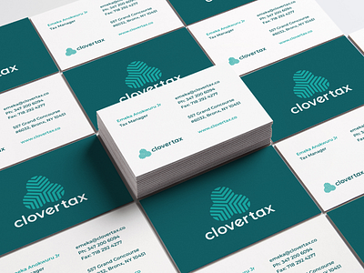 Clover Tax accounting bookkeeping brand design brand identity branding business card business cards clover clover logo clover tax graphic design icon logo logo identity logomark logotype rebrand symbol tax logo