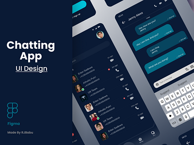 Chatting App UI/UX Design animation app design app interface design branding chatting app design graphic design illustration logo motion graphics ui ui design uiux uiux design user interface ux ux design vector