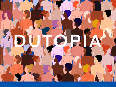 DUTOPIA branding design illustration typography