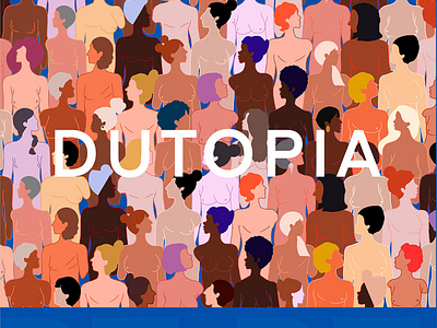 DUTOPIA branding design illustration typography