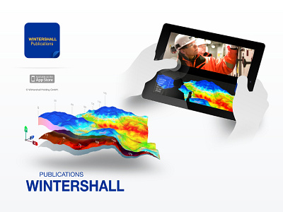 Wintershall Publication App app branding design mobile mobile app publiction ui wintershall
